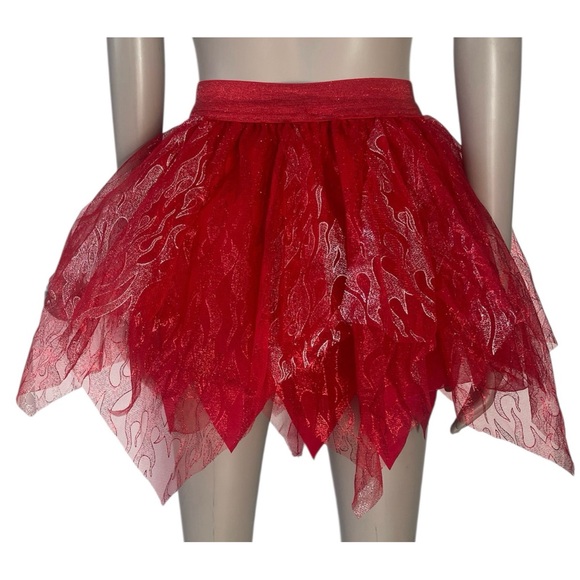 Spirit Halloween Red Devil Flame Tutu - Picture 3 of 12